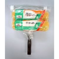 エスコ 225x350mm(38mm) ローラー刷毛セット EA109NE-47A 1セット（直送品）