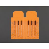 エスコ 6本組 チューブブラシセット(馬毛) EA109SC-100 1セット（直送品）