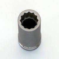 エスコ 1/2”DR/21mm ディープインパクトソケット(十二角) EA164DG-221 1個（直送品）