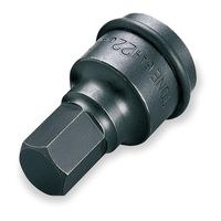 エスコ 3/4”DR/24mm [INHEX] インパクトビットソケット EA164NH-24 1個（直送品）