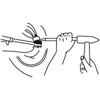 エスコ 23.8mm ボールジョイントセパレーター EA501AB-3 1本（直送品）