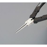 エスコ 140mm 精密用プライヤー(ESD/半丸) EA535BC-2 1丁（直送品）