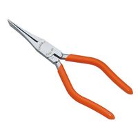 エスコ 160mm フラットノーズプライヤー(アルミフィン修正用) EA542B-1 1丁（直送品）
