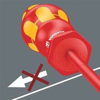 エスコ PZ 1x 80mm [Pozi]ドライバー(絶縁/先細型) EA560WE-131 1本（直送品）