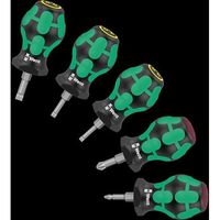 エスコ 5本組 [+ ー]ドライバー(スタビー型) EA560WA-50 1セット（直送品）