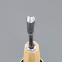 エスコ 7.0mm 丸スプーン型・彫刻のみ(ビギナー用) EA588HJ-26 1本（直送品）