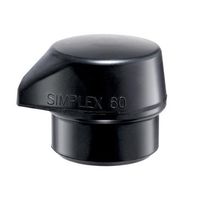 エスコ 60mm ハンマーヘッド(ラバー・ミディアムハード) EA575HH-56 1個（直送品）