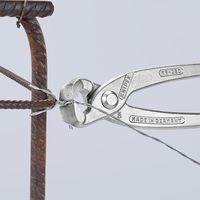 エスコ 280mm エンドカッティングニッパー(メッキ) EA577L-8 1丁（直送品）