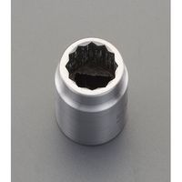 エスコ 3/8”DR/12mm ソケット(ステンレス製) EA618SA-12 1個（直送品）