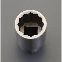 エスコ 1/2”DR/18mm ソケット(ステンレス製) EA618SA-118 1個（直送品）