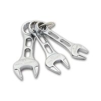 エスコ 3本組 片目片口スパナ(ショートサイズ) EA614A-22 1組（直送品）