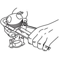 エスコ ピストンリング溝クリーナー EA603DJ-10 1個（直送品）