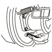 エスコ 2本組 ブレーキシュー調整ツール EA604FJ-20 1セット（直送品）