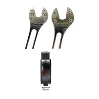 エスコ 12x17mm/14x21mm フィックスレンチ(8mm厚) EA605BK-1 1本（直送品）