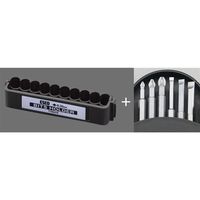 エスコ 6本組 [+ ー]ドライバービットセット EA611GC-20 1組（直送品）