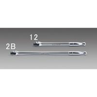 エスコ 3/8”DRx250mm スピンナーハンドル EA618BC-12 1個（直送品）