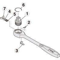 エスコ [EA618KAー10用] リペアキット EA618KA-111 1セット（直送品）
