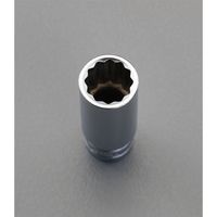 エスコ 1/2”DRx27mm ディープソケット(十二角) EA618RN-27 1個（直送品）
