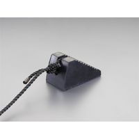 エスコ 100x 95x170mm タイヤストッパー(ヒモ付/1組) EA984VA-71 1組（直送品）