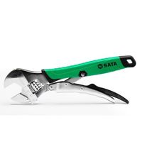 エスコ 200mm/30mm モンキーレンチ(ロック機能) EA680B-200 1丁（直送品）