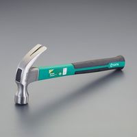 エスコ 567g/390mm ネイルハンマー(PP+TPR柄) EA683PM-20 1個（直送品）