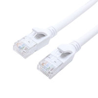 ナカバヤシ カテゴリー6A LANケーブル ホワイト 1m C6A-01WH 1本