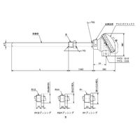 アズビル 汎用熱電対端子箱タイプ温度センサ YYC5E10150B34000 1個（直送品）