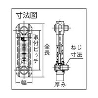 協和 長型オイルゲージ 目盛大 全長176mm KL2-150 1個 61-2075-67（直送品）
