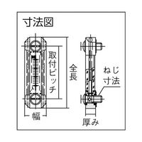 協和 長型オイルゲージ 目盛微細 全長146mm KL-120 1個 61-2075-75（直送品）