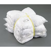 日光物産 メリヤスウエス 白 1セット(2kg×5袋入) W0220 1セット 3-1815-11（直送品）