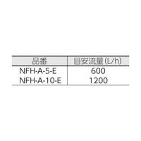 日本フイルター フィルターハウジング 「」 透明 125mm1本用 Oリング:EPDM NFH-A-5-E 1台 61-1985-88（直送品）