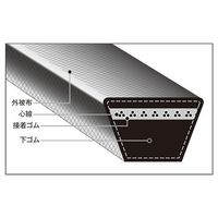 バンドー化学 Vベルト(レッド) RA55 1本 62-9820-96（直送品）