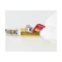 フジキン 黄銅製1.96MPaミニボール弁10A(3/8) DBV-12C-R 1個 61-2834-97（直送品）