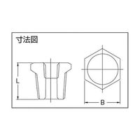 フジトク ブッシング BU 10A×8A 炭素鋼 BU-PT-10AX8A 1個 61-2854-07（直送品）