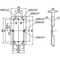 スズデン DINマルチ金具本体 DHM 1個 62-2199-21（直送品）
