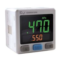 コンバム デジタル圧力センサ 連成圧 出力2点 アナログ出力付 MPS-C35R-NCA 1個 62-6267-02（直送品）