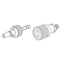 小池メディカル 医療ガス配管二次機器用アウトレット付属延長ホース(NOーVAS)酸素用 ピン 20799311 1本 66-0001-55（直送品）