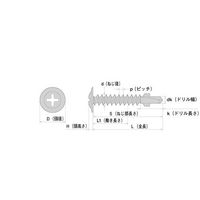 ヤマヒロ ジャックポイント モドリーマー シンワッシャー 5×70 100本入 LWB70 1箱(100本) 65-2099-24（直送品）