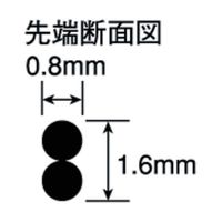 マルト長谷川工作所 丸ペンチ ケイバ・ミニ・エポ(ステンレス製) 130 KMC-407 1丁 62-3434-28（直送品）