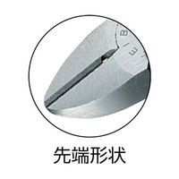 マルト長谷川工作所 強力ニッパー 150 N-206 1丁 61-8825-52（直送品）