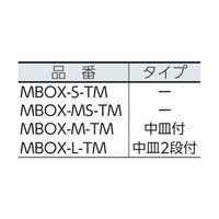 明邦化学工業 ミリオンBOXMS 透明 MBOX-MS-TM 1個 61-2483-24（直送品）