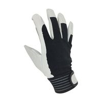 小野商事 豚床革手袋 背抜きタイプ マジックテープ 3双組 Lサイズ AG549-3P-L 1組(3双) 65-0307-02（直送品）