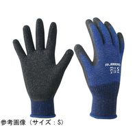 小野商事 現場系女子 天然ゴム背抜き手袋 ラバーレックス ネイビー Sサイズ AG7822-S 1双 65-0308-14（直送品）