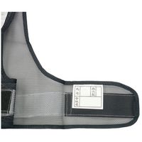 小野商事 安全ベストショート丈 5cm 紺×銀 NO.762 1枚 65-0308-57（直送品）