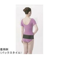 松本ナース産業 骨盤ベルト シングルサポート 3L ブラック 820 1個 65-6902-76（直送品）