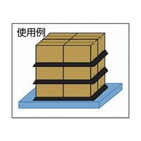 ダイヤテックス ノンスリップシート黒 1100mm×1100mm BK-NS-1100X1100MM 1枚 61-3196-45（直送品）