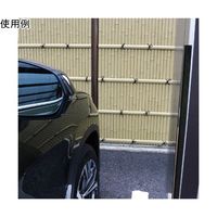 カーボーイ 安心クッションL字型 STRONG 屋外対応 極細 ブラック 760 1個 64-9105-62（直送品）