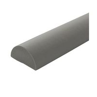 カーボーイ 安心クッション半月型 細 40cm ライトグレー AC198 1個 65-9193-33（直送品）