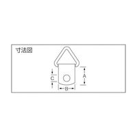 ニッサチェイン ニッケルビラカン 6mm (6個入) P-149 1パック(6個) 61-2104-22（直送品）