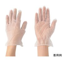 アトム ビニール極薄手袋 100枚入 M 430-100-M 1箱(100枚) 64-8373-85（直送品）